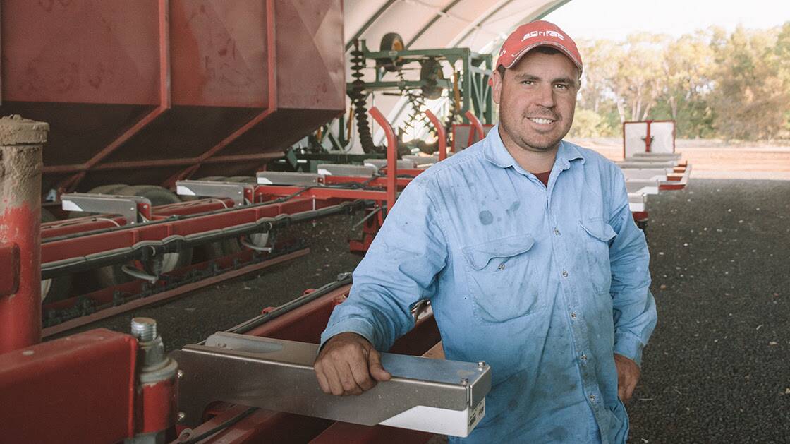 Weed control: Brad Jackson, Gurley, will speak at the WeedSmart Week 2018 forum and host a bus tour of his family’s property, outlining his experience with pre-emergent herbicides, optical weed detection, narrow windrow burning and using a diverse cropping program to stay ahead of herbicide resistance. Photo: supplied
