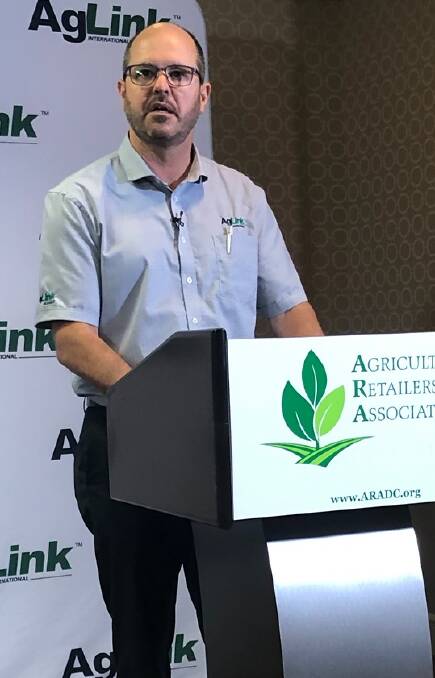 AgLink International chairman, Ian Scutt, in the US announcing the new alliance's launch.