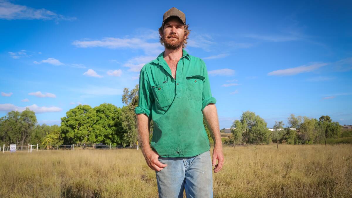 Gutted: Neil Bradshaw always thought he would live and earn a living off the land, but he and his family are currently in the fight of their lives to stay on their properties.