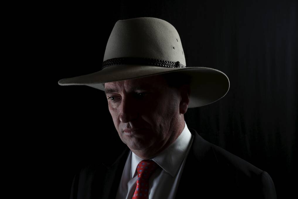 DEPUTY PRIME MINISTER: Barnaby Joyce denies a woman's allegations about inappropriate behaviour. Photo: Alex Ellinghausen