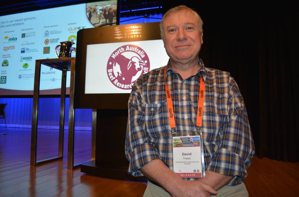 TALKING RESILIENCE: Queensland Department of Agriculture and Fisheries scientist Dr David Phelps at the Northern Beef Research Update Conference in Brisbane this week.