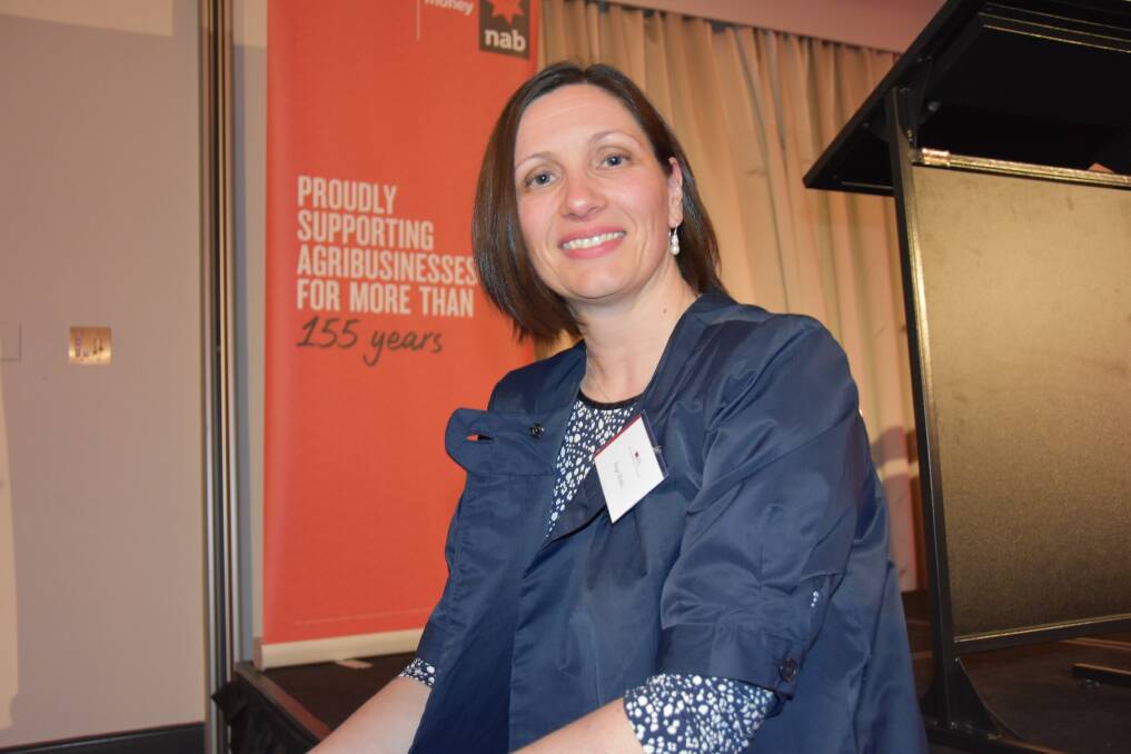 NAB managing partner in the ACT Sanja Slatter at the cattle industry dinner this week.