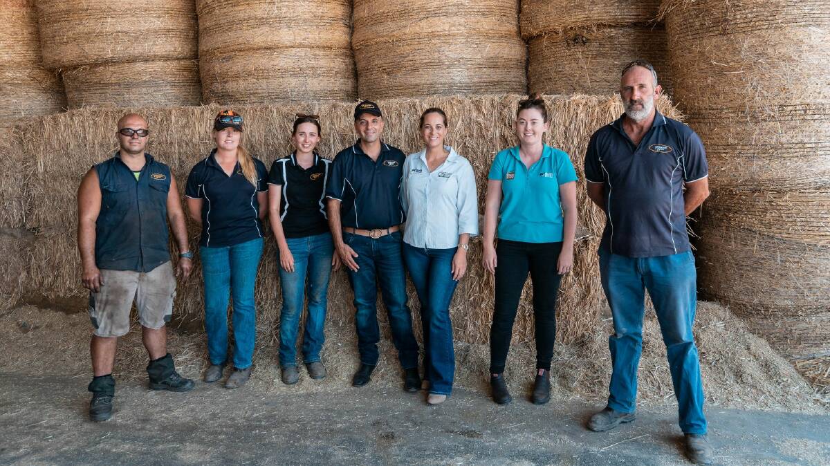 ON A ROLL: The team from Paradise Beef Feedlot in Western Australia, winner of the under 3000 head category in the 2021 Australian Lot Feeder of the Year award.