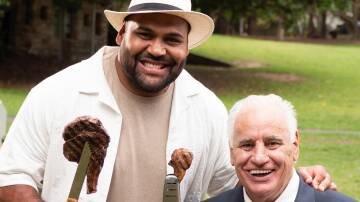 Sam Thaiday and Sam Kekovich square off on beef and lamb but come to the conclusion both are delicious, in MLA's new ad campaign. 