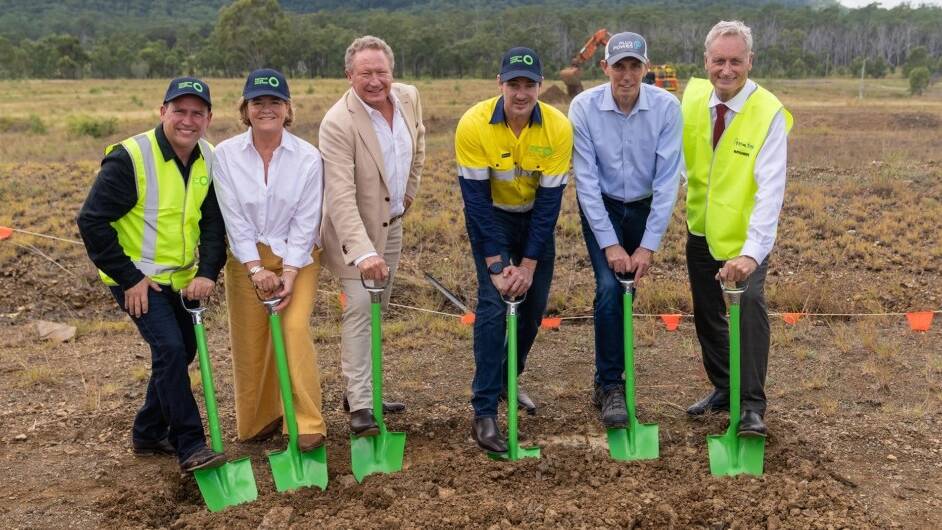 Marking the start of work on the worlds largest electrolyser facility in Gladstone Queensland.