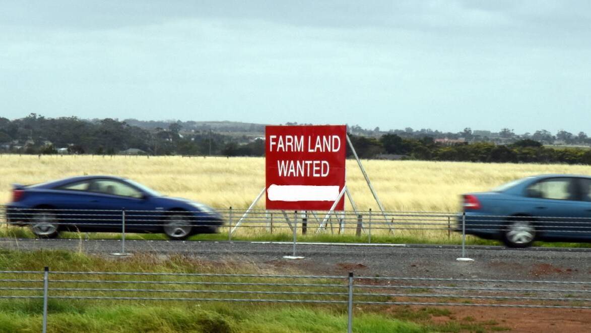 Demand for farm land is also coming from developers wanting to create estates because of the national shortfall in housing.