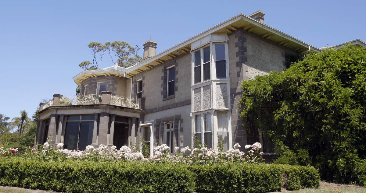 MANSION SOLD: The historic Black family mansion at Glenormiston was part of the college sale.