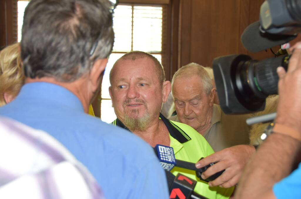 Widgee Engineering owner Pete Saal after the Gympie Regional Council meeting on Thursday. 