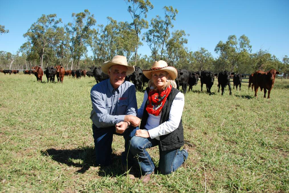 Richard and Dyan Hughes, Wentworth, Clermont at Queensland Country Life's recent beef Food Heroes event at Moranbah.