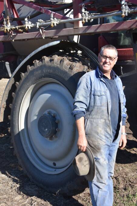 Natimuk farmer Michael Sudholz is back on his feet after a serious accident at harvest late last year.