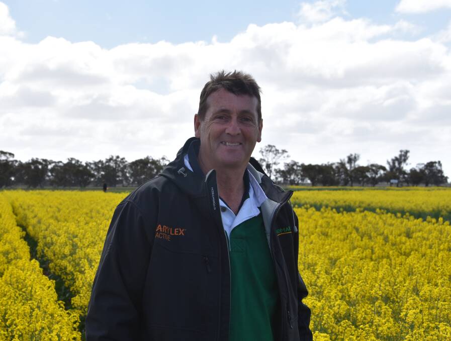 Greg Toomey, Landmark Elmore, says farmers need to strike while the iron is hot if they want to make quality canola hay.