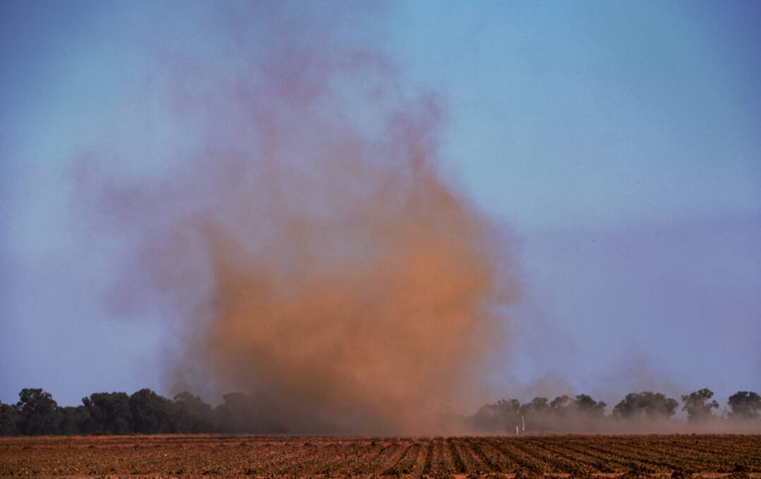 What do you call this? Whirliwind, willy willy or even the American dust devil? 