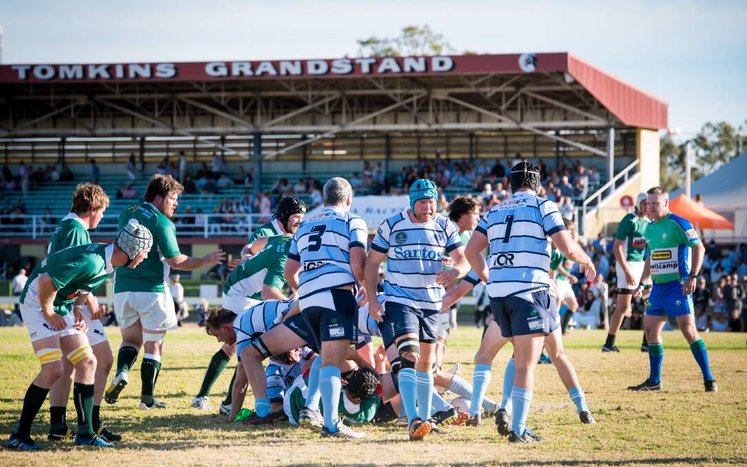 Rivals: Spectators will be able to take in the grinding forwards action of the Roma Echidnas pack as they square off against traditional rivals, the Condamine Cods.