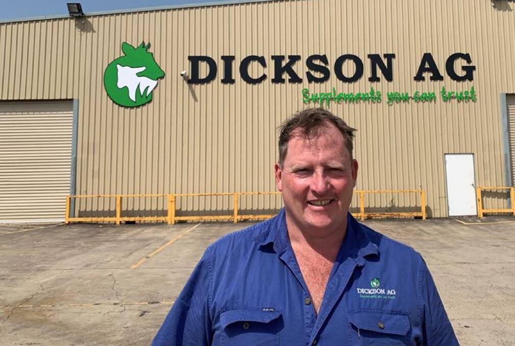 Animal nutrition: Dickson Ag owner James Dickson said since the business opened at the start of the year the staff have been manufacturing lick blocks and loose mix which have been sold to customers across the nation.
