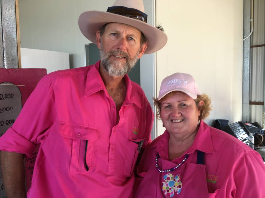 Commercial Droughtmaster producers Leon and Ree Price, Mount Hope, Wallumbilla are expecting to achieve their target of reaching $100,000 in fund-raising for cancer support, during their eight annual Get Pinkt Family Fun Day being held on-property on April 14, 2018.