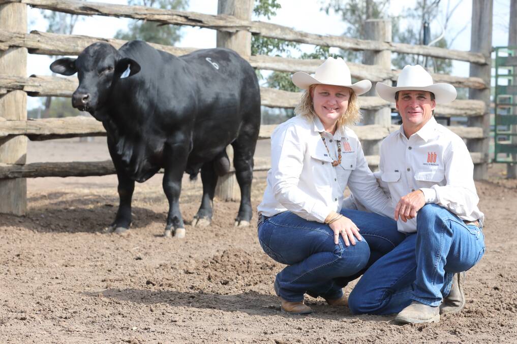 Welcome: Triple B Brangus stud principals Lindsay and Fiona Barlow will be hosting the Australian Brangus Cattle Association Zone 1 Field Day on-property at Araluen, Dingo, on Saturday, August 31. Photo: Kent Ward.