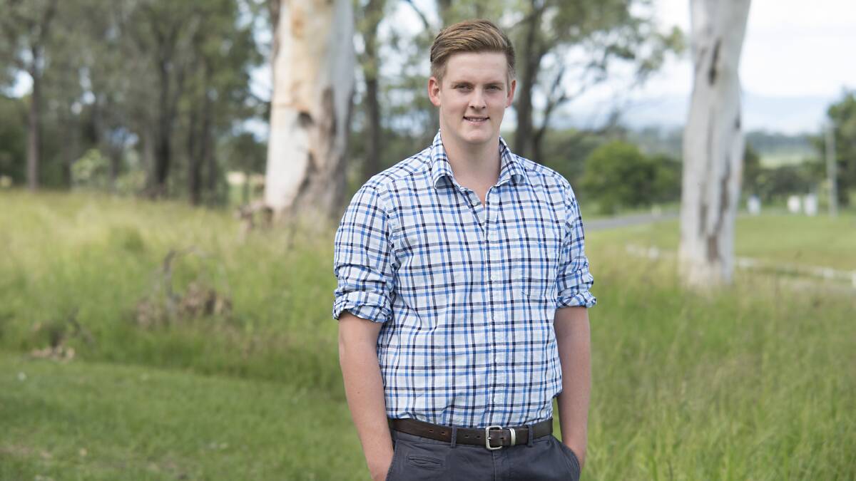 BRIGHT FUTURE: Moree's Charlie Wells was one of nine recipients of the Rural Bank Scholarship, which will help fund his double agriculture degree.