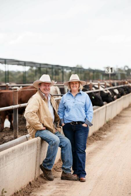 Australian Farmer of the Year Awards winners, awarded in Canberra today, Andrew and Tess Herbert, Gundamain Pastoral Company, Eugowra. Supplied photo.