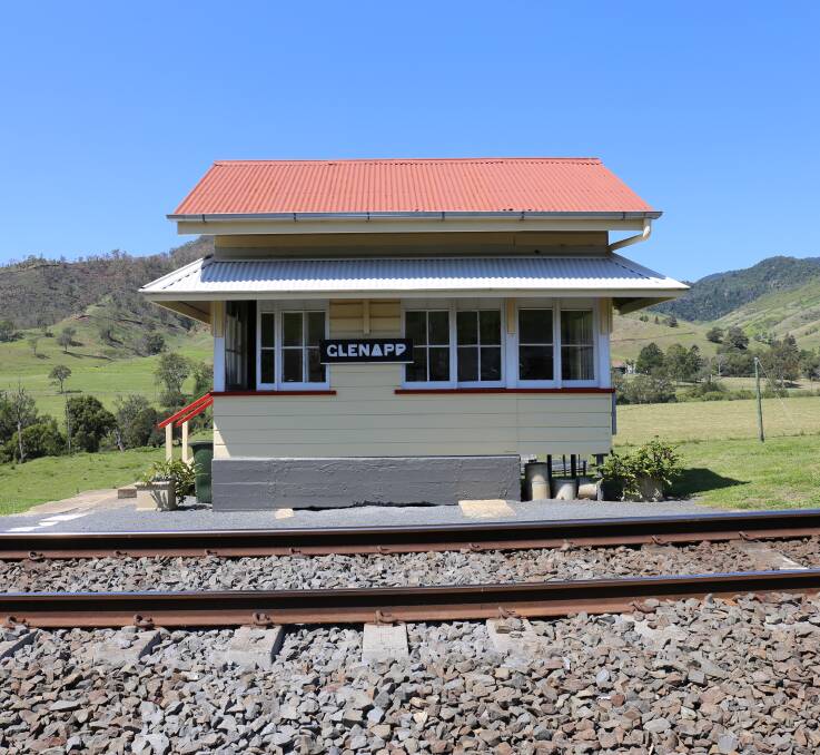 History: The Glenapp railway station signal box still stands to this day in immaculate condition thanks to the efforts of the Glenapp Boys.