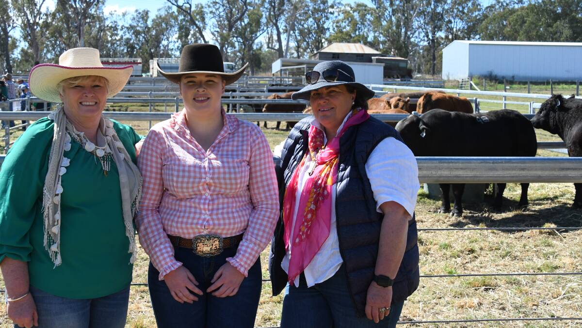 Chris and Kahlia Williamson, A.T Limousin stud and Sarah Riley, Oakvale Limousin, Coonabarran, NSW