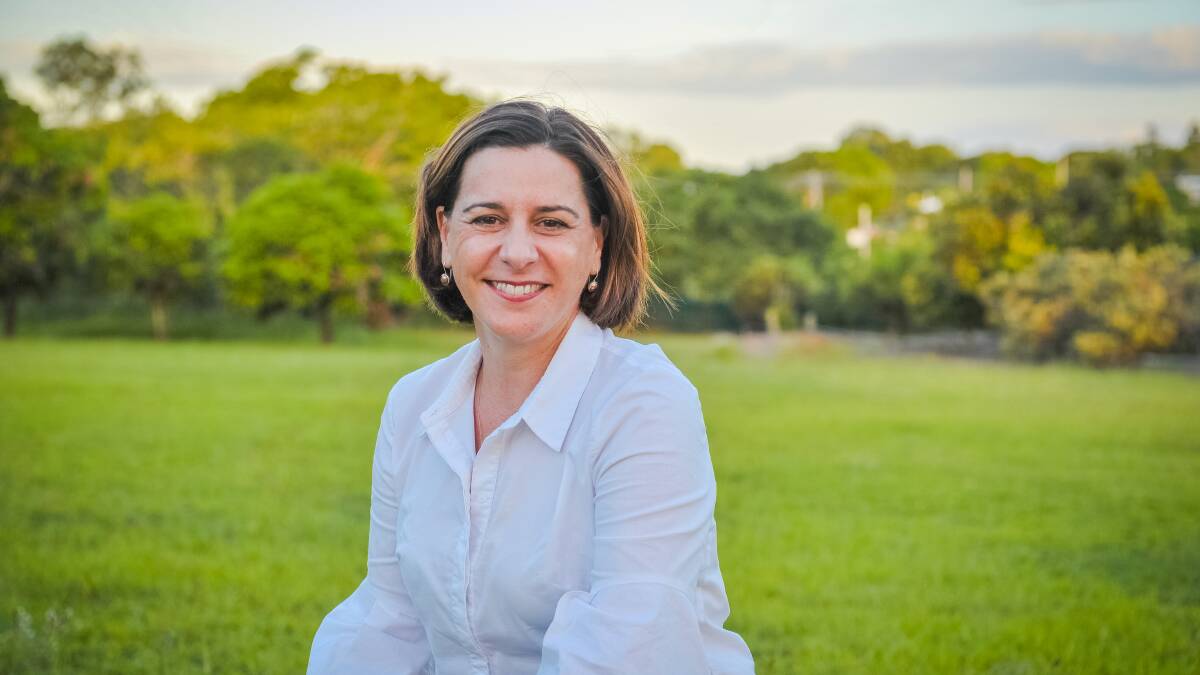 Top tribute: Deb Frecklington paid tribute to Tim Nicholls for "his hard work, dedication and leadership over the past 18 months" in announcing her nomination for the LNP leadership. Picture: Kelly Butterworth.
