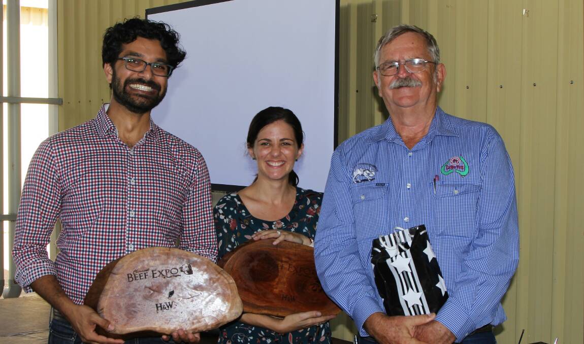 Fever forum: Doctors Guy Weerasinghe, Sarah McLay and Alan Guilfoyle gave Clermont Beef Expo attendees a wake-up call about the need to be proactive about protection against diseases transmitted by animals. Picture: Sally Cripps.