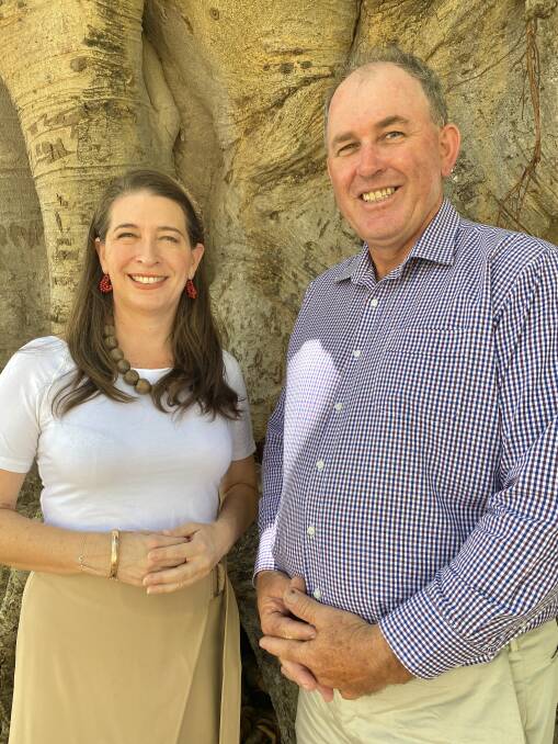 Queensland LNP Senator Susan McDonald with LNP Kennedy candidate Bryce Macdonald. Picture supplied.