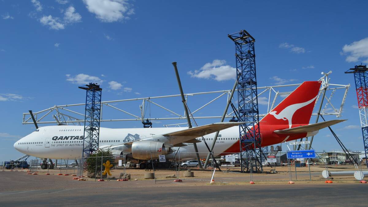 The airpark is taking shape around the Qantas Founders Museum's iconic aircraft at Longreach.