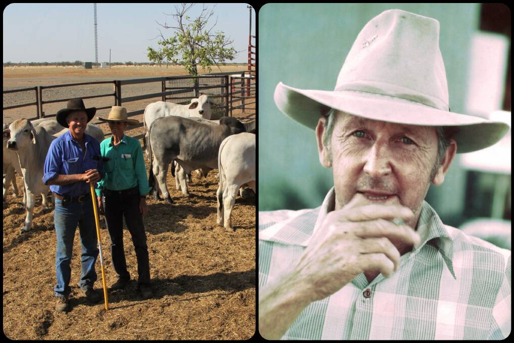 Lorena Jefferis, pictured with husband Rodger, and Ron Kirk, were both outstanding emissaries for the Brahman industry over their lifetimes.