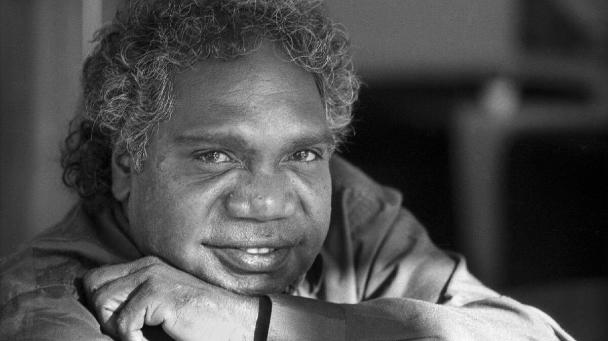 Darwin's Black Rock Band wants to use this portrait of Mandawuy Yunupingu in a musical video clip.