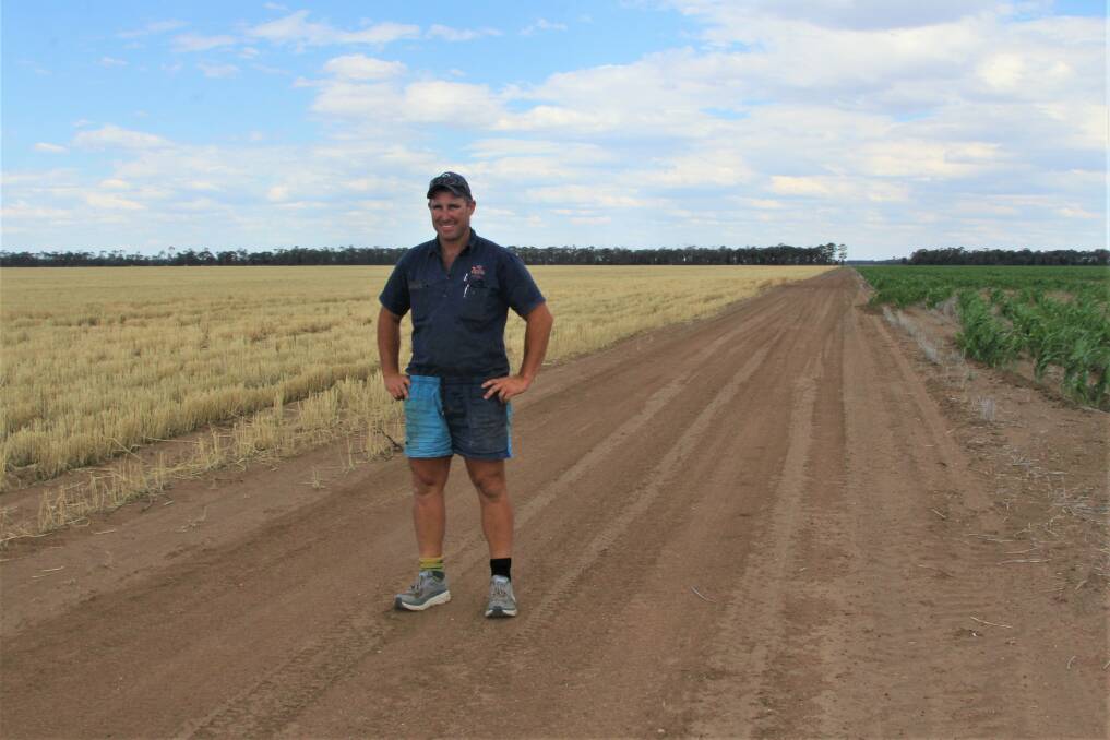 Chris Cook, Trenmore, Meandarra is busy moving from his winter harvest to summer planting plans. Pictures: Sally Gall