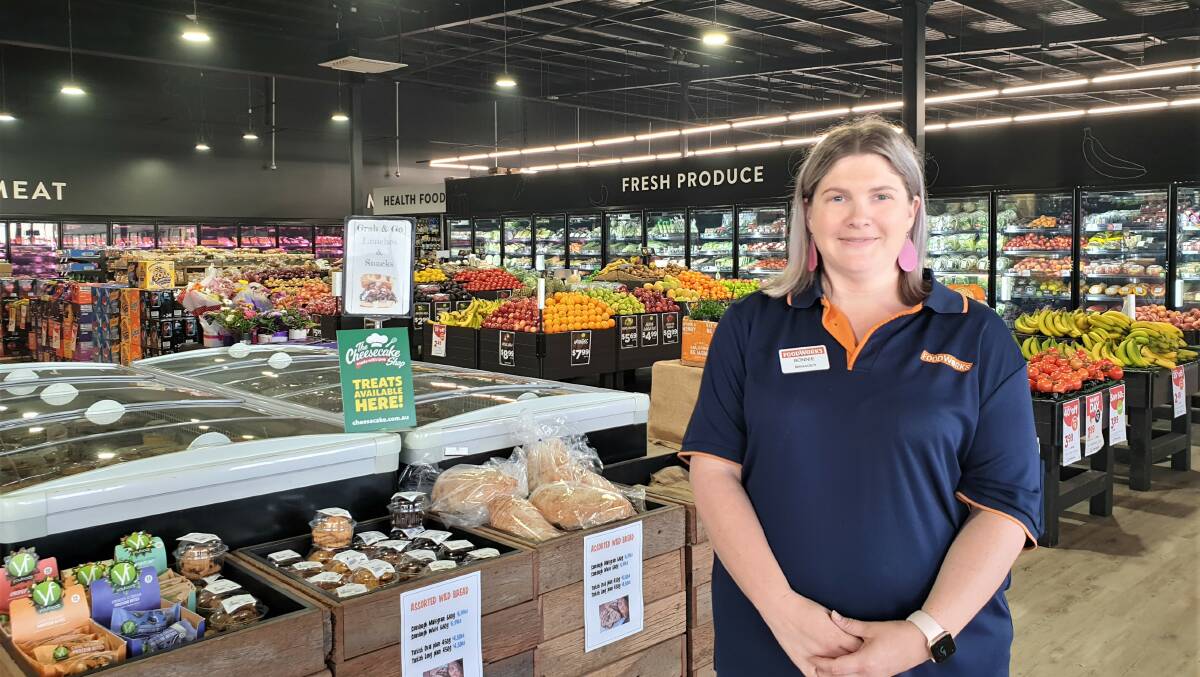Bonnie Challis oversees a Foodworks outlet at Tara offering a diverse range of food that is already attracting customers from all over.