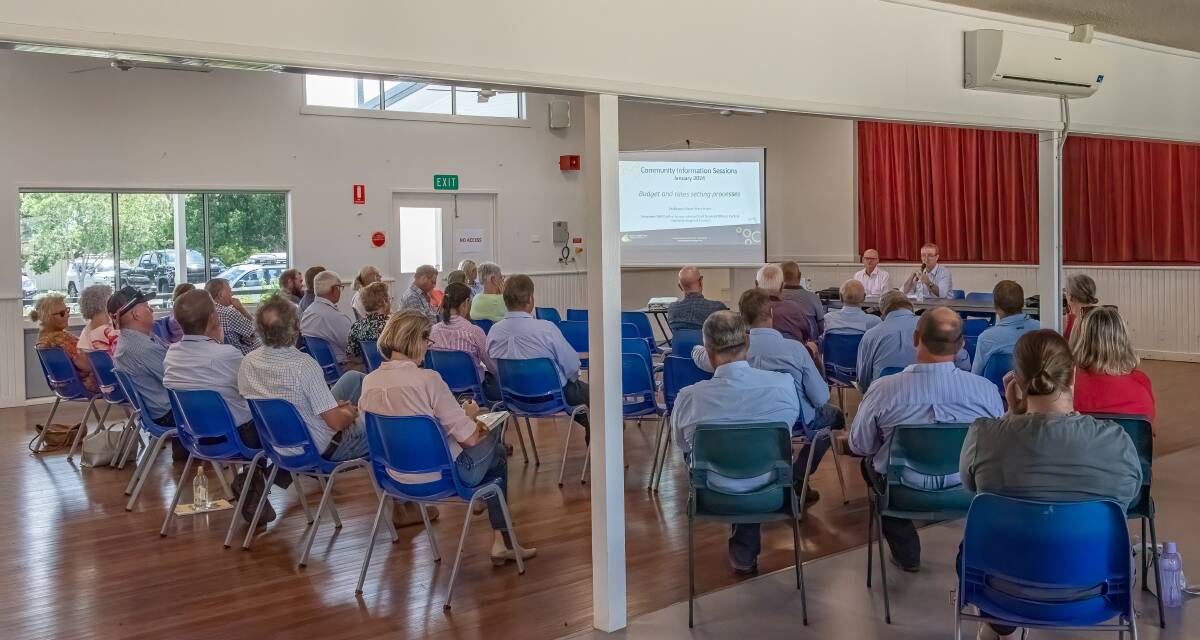 Attendees at the Central Highlands Regional Council information session at Rolleston last week. Picture: Supplied