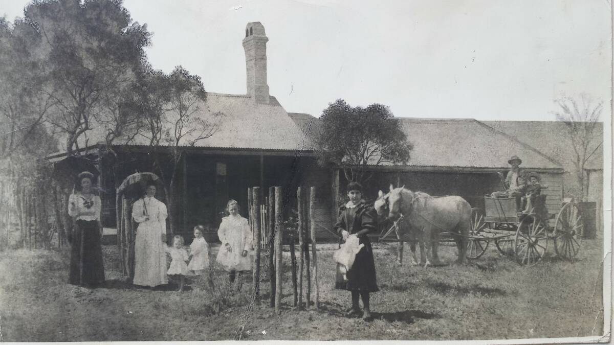 The Towner family at Glencoe Station, outside Blackall. Picture supplied.