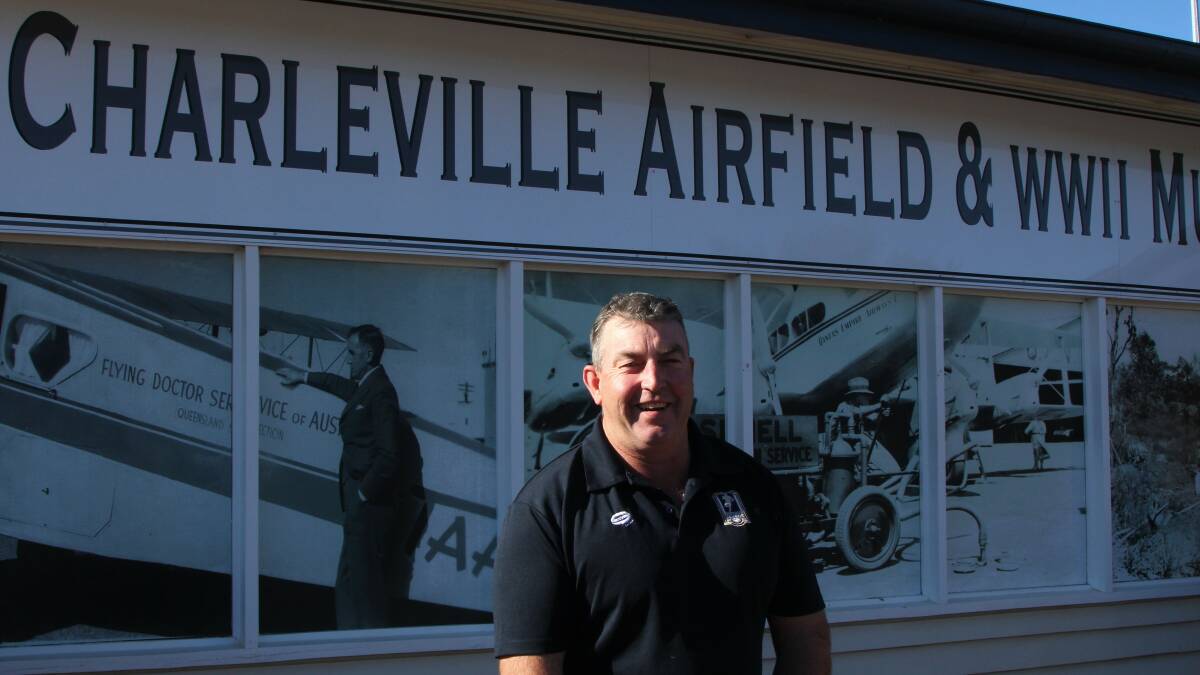 Charleville Airfield and World War II Museum chairman Shaun Radnedge is keen to put plans into top gear. Pictures - Sally Cripps.