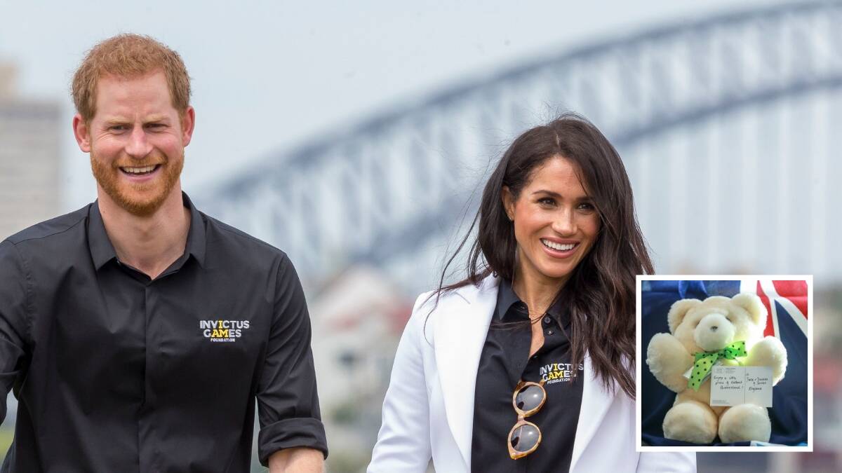 Their Royal Highnesses, the Duke and Duchess of Sussex, at an event in Sydney. Photo: AAP