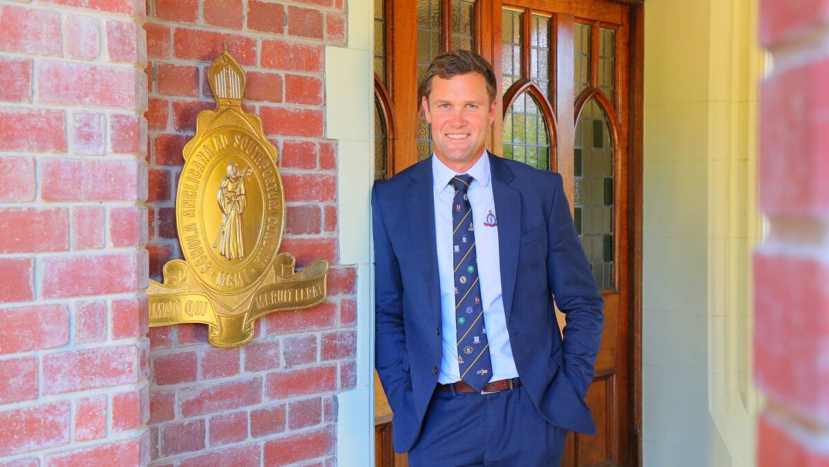 Andrew Hawkins, who grew up in central Queensland, is the first TSS old boy to be named as headmaster at the Gold Coast boarding school. Picture supplied.