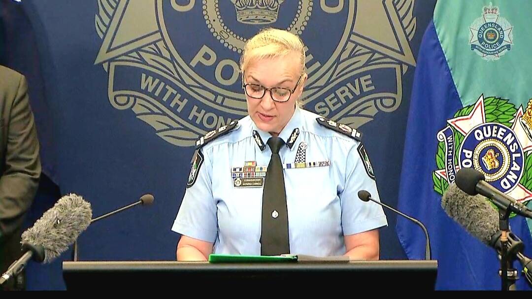 Queensland Police Commissioner Katarina Carroll paying tribute to the two police officers that lost their lives in the incident at Wieambilla.