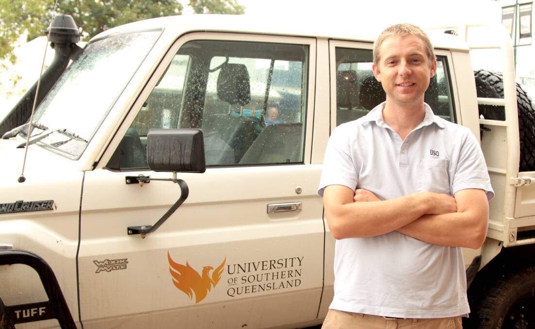 Dr Ben Allen on one of his wild dog research trips to western Queensland.