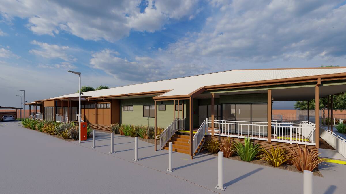 An artist's impression of the new Windorah Primary Health Centre.