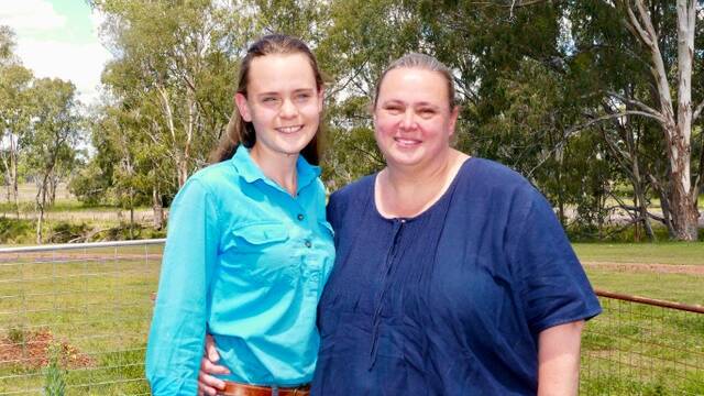 Buy From the Bush Qld founder Kerri Brennan, right, and daughter Kathryn at Tralee on the Southern Downs.