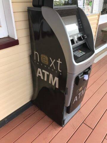 The ATM that was stolen at Jericho. Picture supplied.