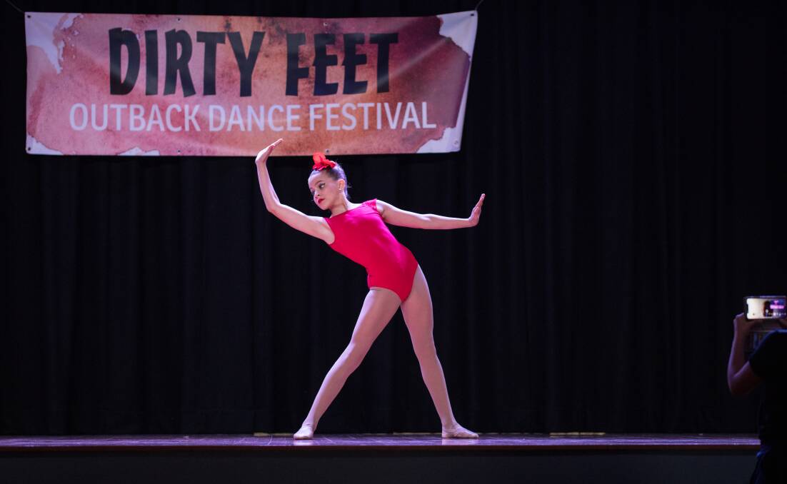 Junior bursary winner Amity Fietz, from the Mount Isa School of Dance. Picture - Jo Thieme.