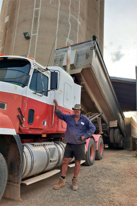 Ken Bray had travelled all the way east from Ilfracombe to join the Maranoa harvesting fray.