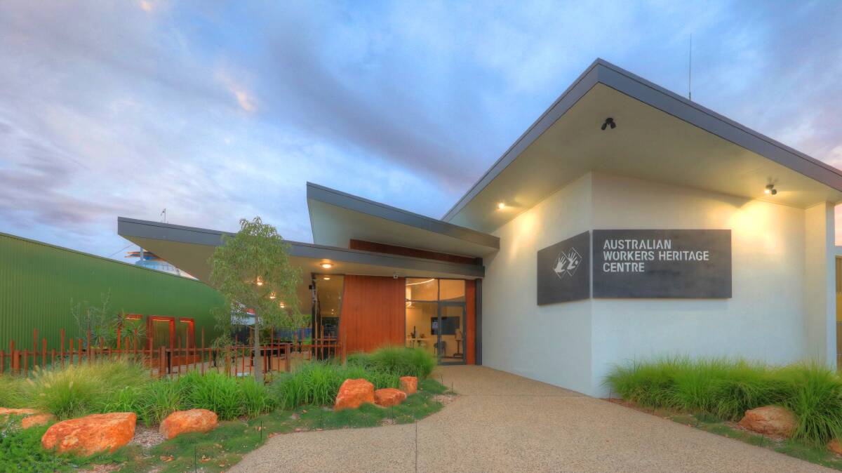 The new entrance to the Australian Workers Heritage Centre in Barcaldine. Picture: supplied
