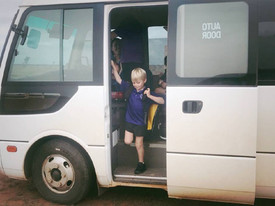 Youngsters such as Rhett Werner, a student at the Kilkummin State School, is one of 20 travelling on a road in central Queensland so rough the Department of Transport has suspended his school bus service.