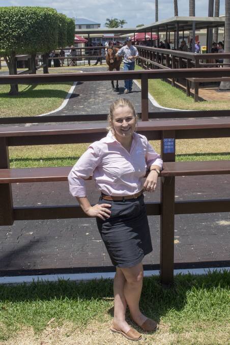 Cassy was keen to soak up the sales, racing and polo atmosphere as much as in front of a desk.