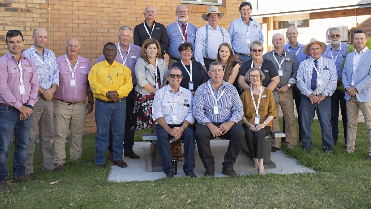 The Western Queensland Alliance of mayors, meeting in Charleville this year. Picture supplied.