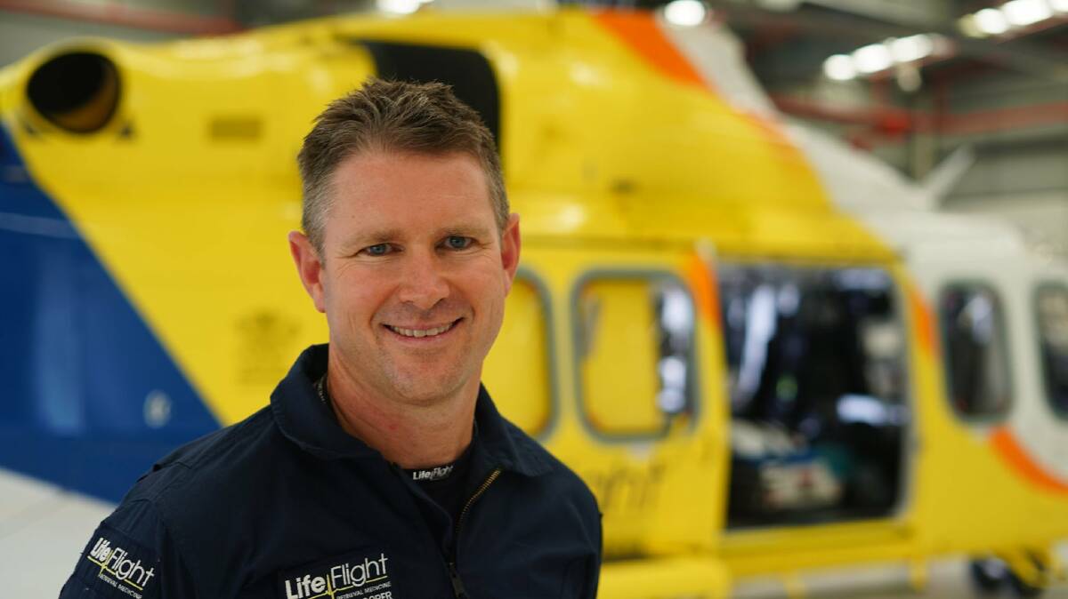 LifeFlight Australia medical director Dr Jeff Hooper. Picture: Supplied