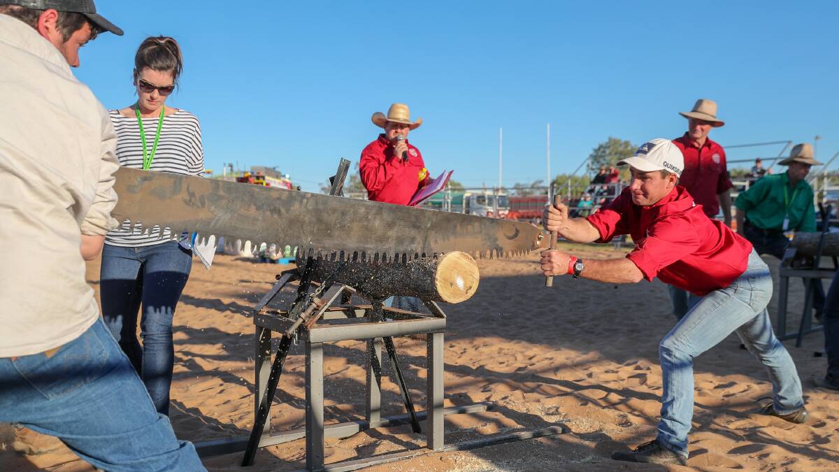 One of the show-stopping events at the Cunnamulla Fella Festival last year.